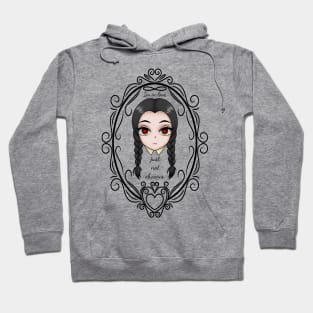 introvert girl in love on wednesday morning OVAL Hoodie